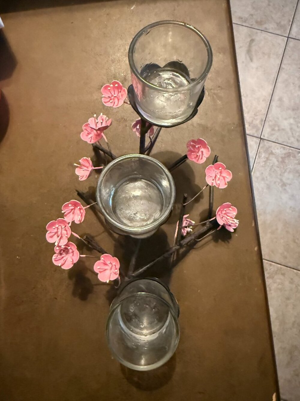 Retired Partylite Cherry Blossom Centerpiece P90554